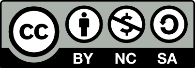 A large badge, meant to visually express the requirements of the license.